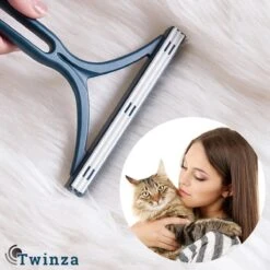 |Twinza®|Huisdierhaar Verwijderaar - Haarverwijderaar, Huisdieren - Kattenhaar - Hondenhaar - Knaagdieren - Kleding - Meubels - Donkerblauw -Honden Huis Winkel 1200x1200 447