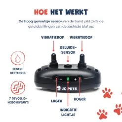 Anti Blafband - Blafband Voor Honden - Anti Blaf Apparaat - Blafband - Diervriendelijk & Zonder Schok -Honden Huis Winkel 1200x1200 497
