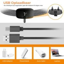 Amaeze Anti Blafband - Opvoedingshalsband Zonder Schok En Diervriendelijk – Blafband Voor Honden – Opvoedingshalsbanden - Voor Kleine En Grote Honden - Antiblafband Zonder Schok Waterdicht - Oplaadbaar - Vibratie En Audio -Honden Huis Winkel 1200x1200 505