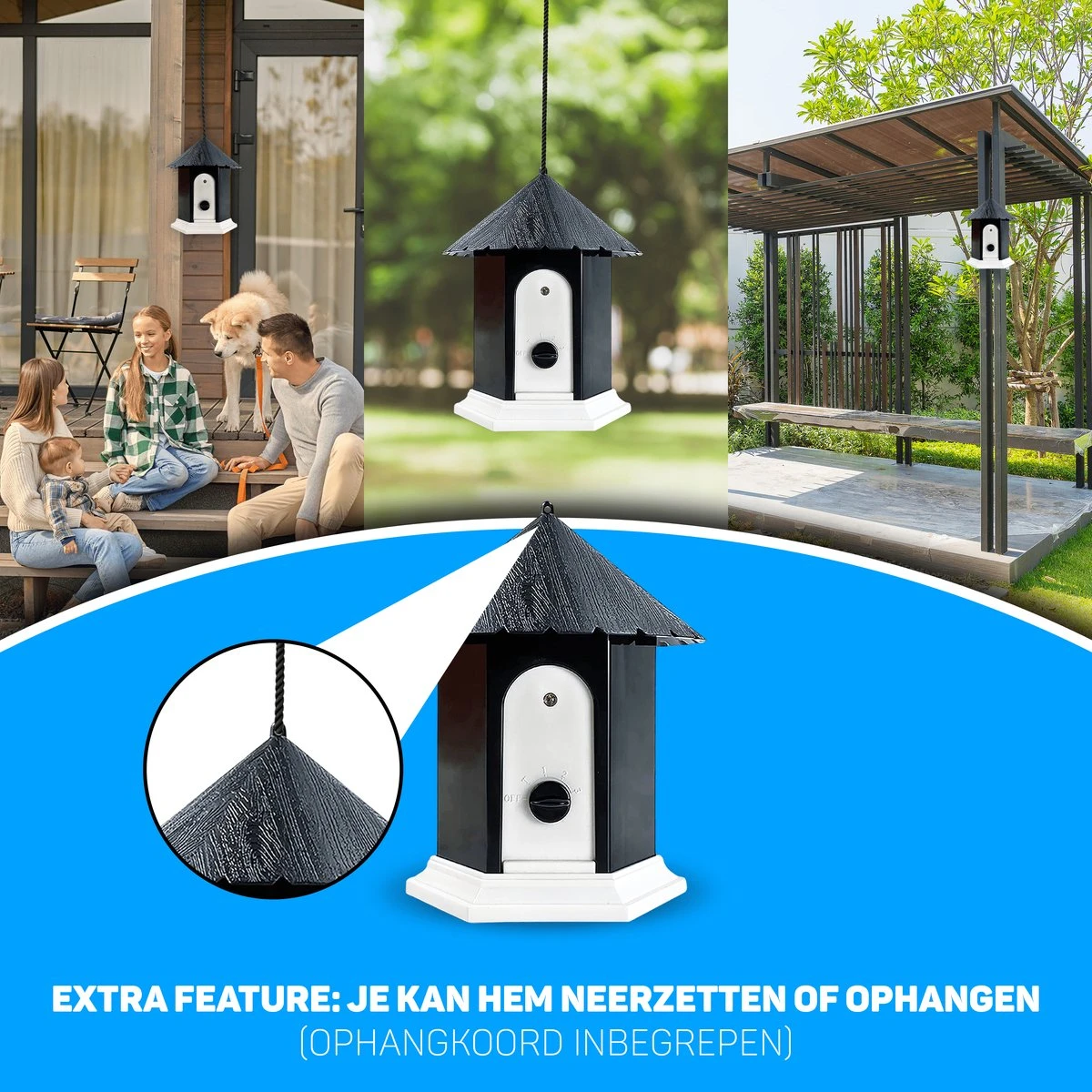 Vulpes Pets® Anti Blaf Apparaat Pro - Anti Blafband Voor Alle Honden - Luxe Hondentrainer - Diervriendelijk & Zonder Schok - Inclusief 9V Batterij - Waterbestendig - Ophangbaar - Instelbare Ultrasone Niveauregeling - 4 Standen 9 Vulpes Pets® Anti Blaf Apparaat Pro - Anti Blafband Voor Alle Honden - Luxe Hondentrainer - Diervriendelijk & Zonder Schok - Inclusief 9V Batterij - Waterbestendig - Ophangbaar - Instelbare Ultrasone Niveauregeling - 4 Standen - Afbeelding 9