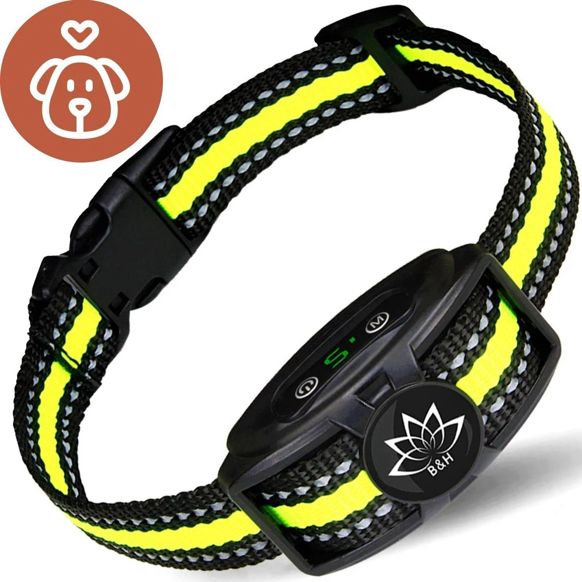 Premium Anti Blafband - Diervriendelijke Opvoedingshalsband Zonder Schok - Trainingshalsband Voor Grote En Kleine Honden - Anti Blaf Band - Correctie Halsband 1 Premium Anti Blafband - Diervriendelijke Opvoedingshalsband Zonder Schok - Trainingshalsband Voor Grote En Kleine Honden - Anti Blaf Band - Correctie Halsband