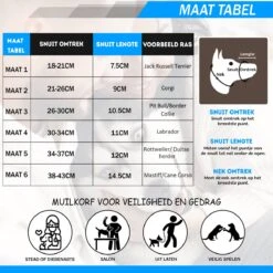 Sharon-B Muilkorf Hond - Camo Bruin - Maat M - Snuitomtrek 26 Tot 30 Cm - Voor Middelgrote Honden -Honden Huis Winkel 1200x1200 544