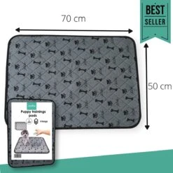 Jooba Puppy Training Pads - Wasbare Puppy Pads 2 Stuks - Hondentoilet - 70x50cm - Puppy -Honden Huis Winkel 1200x1200 614