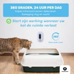 Vulpes Pets® Kattenbak Geurverdrijver PRO - Ozon En Negatieve Ionen Functie - Infraroodsensor - Oplaadbaar - Geurverwijderaar - Air Eliminator - Wit -Honden Huis Winkel 1200x1200 637