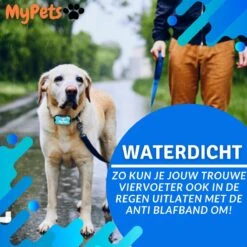MyPets™ Anti-blafband - Anti Blaf Apparaat - Voor Kleine Honden En Grote Honden - Diervriendelijk - Opvoedingshalsband - Trainingshalsband - 2022/2023 Versie - Inclusief Batterijen -Honden Huis Winkel 1200x1200 656