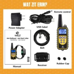 W&Z® Anti Blafband Inclusief Afstandsbediening- 3-60KG - Diervriendelijk - Zonder Schok - Vibratie/Audio/Licht - Anti Blaf Band - Water Bestendig 18 W&Z® Anti Blafband Inclusief Afstandsbediening- 3-60KG - Diervriendelijk - Zonder Schok - Vibratie/Audio/Licht - Anti Blaf Band - Water Bestendig -Honden Huis Winkel 1200x1200 680