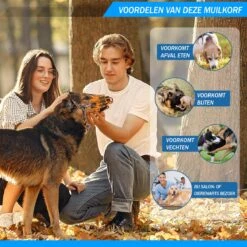 Sharon B Muilkorf Hond - Zwart - XL - Comfortabel - Snuitomtrek 34 Tot 37 Cm - Voor Grote Honden -Honden Huis Winkel 1200x1200 774