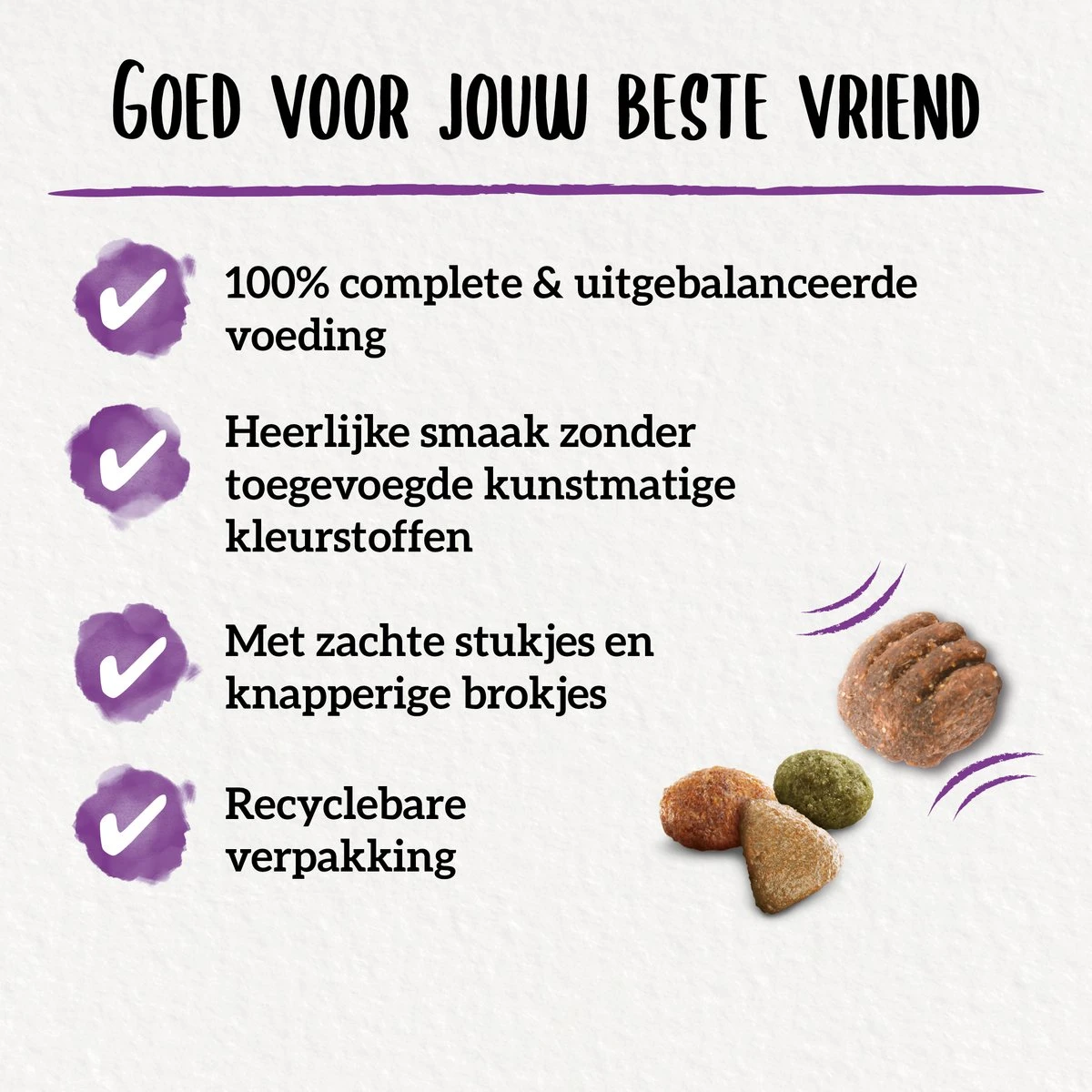 Beneful Gelukkig Volwassen - Hondenvoer Senior 7+ Met Kip En Tuingroenten - 12kg 3 Beneful Gelukkig Volwassen - Hondenvoer Senior 7+ Met Kip En Tuingroenten - 12kg - Afbeelding 3