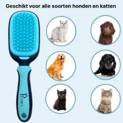 Petsify - Dierenborstel - Professionele 5 In 1 Hondenborstel - Voor Hond En Kat - Tweezijdig - Hondenkam - Kattenborstel - Kattenkam -Honden Huis Winkel 1200x1200 83