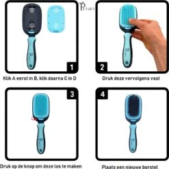 Petsify - Dierenborstel - Professionele 5 In 1 Hondenborstel - Voor Hond En Kat - Tweezijdig - Hondenkam - Kattenborstel - Kattenkam -Honden Huis Winkel 1200x1200 84