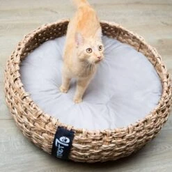 District 70 COCOON - Luxe Hondenmand Van Duurzaam Hoogwaardig Riet Met Zacht Kussen - Maten S/M/L - Large -Honden Huis Winkel 1200x1200 851