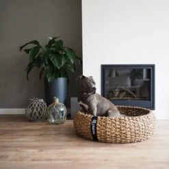 District 70 COCOON - Luxe Hondenmand Van Duurzaam Hoogwaardig Riet Met Zacht Kussen - Maten S/M/L - Large -Honden Huis Winkel 1200x1200 853