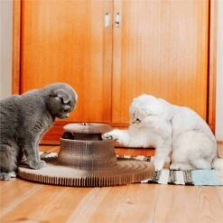 District 70 MAZE 3-in-1 Opvouwbare Kartonnen Kattenmand - Inclusief Catnip Balletje - Voor Slapen, Spelen En Krabben! -Honden Huis Winkel 1200x1200 861