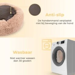 Coooper Donut Hondenmand - Fluffy Hondenmand - 100 Cm - XXL - Wasbaar - Pluche -Honden Huis Winkel 1200x1200 894