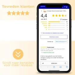 Coooper Donut Hondenmand - Fluffy Hondenmand - 100 Cm - XXL - Wasbaar - Pluche -Honden Huis Winkel 1200x1200 896