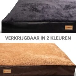 PrimePlus Hondenkussen XL Antraciet - 120x80x10 CM - Zacht En Luxe Hondenmand - Hondenbed - Hondenmat - Orthopedisch Hondenkussens -Honden Huis Winkel 1200x1200 947