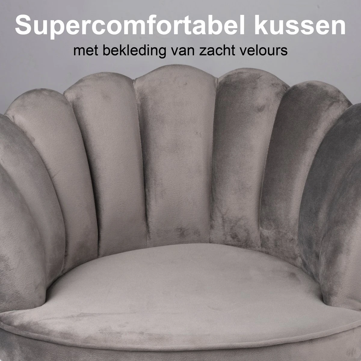 Maxxpro Katten- En Hondenstoel - Grijs - Verhoogd Met Houten Poten - Fluweel Materiaal - 61.5 X 52 X 33 CM - Huisdieren Tot 80 KG 3 Maxxpro Katten- En Hondenstoel - Grijs - Verhoogd Met Houten Poten - Fluweel Materiaal - 61.5 X 52 X 33 CM - Huisdieren Tot 80 KG - Afbeelding 3