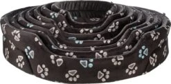 Trixie Hondenmand Jimmy Ovaal Zwart Met Pootprint (44X35 CM) 15 Trixie Hondenmand Jimmy Ovaal Zwart Met Pootprint (44X35 CM) -Honden Huis Winkel 1200x593