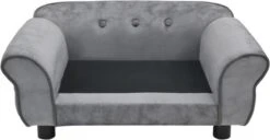 VidaXL Hondenbank 72x45x30 Cm Pluche Grijs -Honden Huis Winkel 1200x624 1