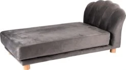 Maxxpro Katten- En Hondenbank - Grijs - Verhoogd Met Houten Poten - Fluweel Materiaal - 90 X 44 X 34 Cm - Huisdieren Tot 80 KG -Honden Huis Winkel 1200x671
