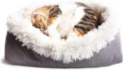 Reayou Kattenmand - Kattenkussen - Kattenbed Hondenkussen - Hondenmand - Grijs- 51 X 61 Cm -Honden Huis Winkel 1200x682 1