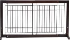 Hondenhek - Traphekje Hond - Traphekje Zonder Boren - Traphekje - BxH 161-97 X 53 Cm - Koffiebruin -Honden Huis Winkel 1200x690 4