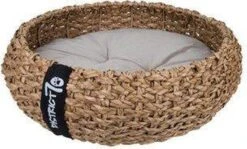 District 70 COCOON - Luxe Hondenmand Van Duurzaam Hoogwaardig Riet Met Zacht Kussen - Maten S/M/L - Large -Honden Huis Winkel 1200x722