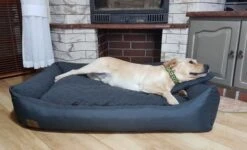 Merkloos Hondenmand Antraciet 120x90 Cm - Wasbaar Hondenkussen - Waterdicht Hondenbed -Honden Huis Winkel 1200x727