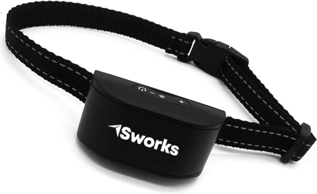 Sworks – Anti Blafband- Honden- Opvoedingshalsband - Geen Elektrische Schok - Geluid En Trilling 1 Sworks – Anti Blafband- Honden- Opvoedingshalsband - Geen Elektrische Schok - Geluid En Trilling