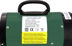 Gridbyt Professionele Hondenföhn – Waterblazer Voor Honden – Voor Een Mooie Vacht – Groen -Honden Huis Winkel 1200x773 1