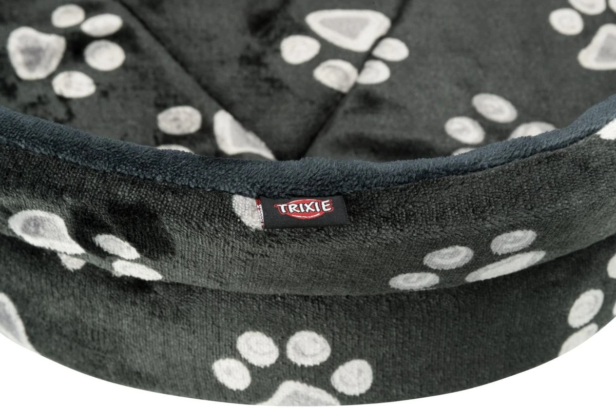 Trixie Hondenmand Jimmy Ovaal Zwart Met Pootprint (44X35 CM) 6 Trixie Hondenmand Jimmy Ovaal Zwart Met Pootprint (44X35 CM) - Afbeelding 6