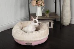 Scruffs Ellen Donut - Warme Hondenmand Van Imitatiebont - Kleur Grijs, Roze Of Bruin - Maat M Of L - Kleur: Grijs, Maat: Medium -Honden Huis Winkel 1200x799 20