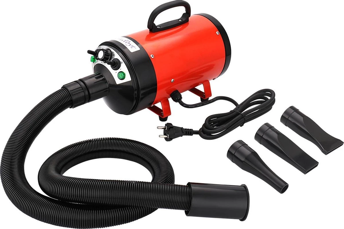 Gridbyt Professionele Hondenföhn – Waterblazer Voor Honden – Voor Een Mooie Vacht – Rood 1 Gridbyt Professionele Hondenföhn – Waterblazer Voor Honden – Voor Een Mooie Vacht – Rood