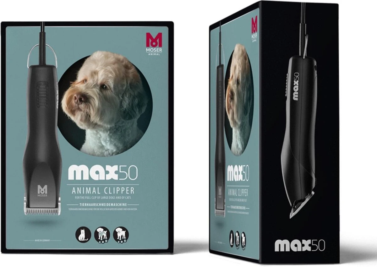 Hondentondeuse Moser Max 50 Zwart 1 Speed 1 Hondentondeuse Moser Max 50 Zwart 1 Speed