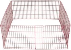 Topmast Puppyren Uitvouwbaar - Roze - 560 Cm Omtrek - 60 Cm Hoog - Opvouwbaar - XL Hondenren - Voor Binnen -Honden Huis Winkel 1200x856 2