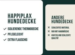 Happilax Fluffy Hondendeken Voor Auto & Bank, Wasbare Hondenmat Voor Op Reis, Grijs, L -Honden Huis Winkel 1200x880