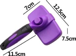 Buxibo Ondervacht Borstel Voor Hond En Kat - Kliksysteem Hondenborstel - Kattenkam - Hondenkam Voor Ondervacht - Klittenkam Voor Honden En Katten - Verwijderd Klitten -Honden Huis Winkel 1200x884