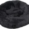 BEESSIES® Donut Hondenmand/hondenkussen 120 Cm - Wasbare Hoes - Zwart - Hond Kussen Mand