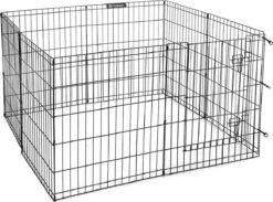 Topmast Puppyren Uitvouwbaar - Zwart - 560 Cm Omtrek - 60 Cm Hoog - Opvouwbaar XL - Hondenren