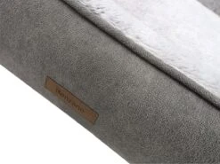 Benzano - Hondenmand - Pluche - Zacht - Wasmachine Wasbaar - Schuimvulling - Grijs/Taupe - 80 CM -Honden Huis Winkel 1200x900 14