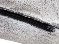 Benzano - Hondenmand - Pluche - Zacht - Wasmachine Wasbaar - Schuimvulling - Grijs/Taupe - 80 CM -Honden Huis Winkel 1200x900 15