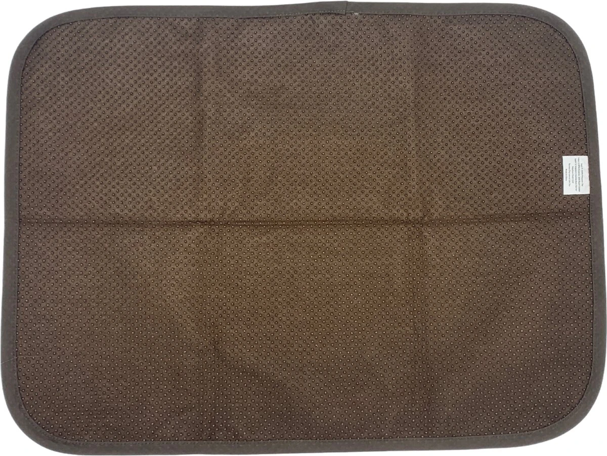 XXL Puppy Training Pad - Plasmat - Zwart - 104 X 104 Cm - Hondentoilet - Herbruikbaar - Wasbaar 3 XXL Puppy Training Pad - Plasmat - Zwart - 104 X 104 Cm - Hondentoilet - Herbruikbaar - Wasbaar - Afbeelding 3