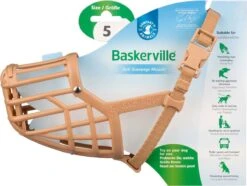 Baskerville Classic Muzzle Muilkorf - Maat 5 -Honden Huis Winkel 1200x906 1