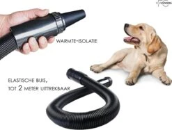 Forgoods Professionele Hondenfohn - Waterblazer Voor Honden - Hondenfohn Met 4 Opzetstukken - 2800W Verstelbaar Vermogen - Roze -Honden Huis Winkel 1200x910