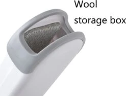 IGOODS - Pet Hair Remover - Hond & Kat Roller Brush - Dubbelzijdig Bont Ontharingsgereedschap Met Zelfreinigende Basis - Reismaatborstel - Voor Kleding - Bank - Tapijt - Autostoel GRIJS -Honden Huis Winkel 1200x915