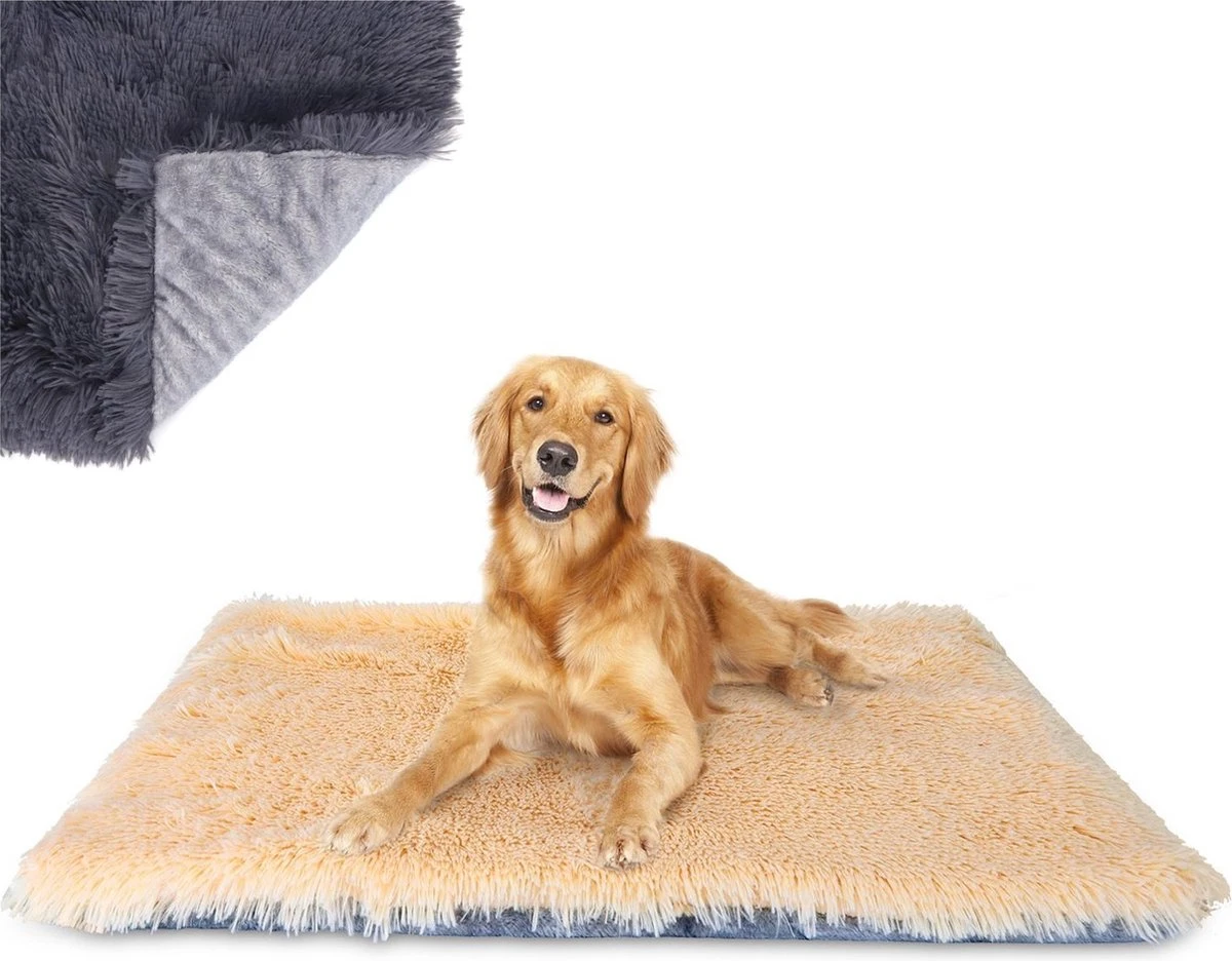 Nobleza Fluffy Benchkussen - Dierenkussen - Hondenkussen - Kattenkussen - Benchmat - Dierenmat - Hondenmat - Kattenmat - Crème - Maat L 1 Nobleza Fluffy Benchkussen - Dierenkussen - Hondenkussen - Kattenkussen - Benchmat - Dierenmat - Hondenmat - Kattenmat - Crème - Maat L