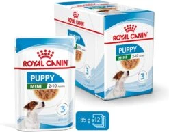 Royal Canin Shn Mini Puppy Pouch - Hondennatvoer - 12 X 85 G -Honden Huis Winkel 1200x938 1