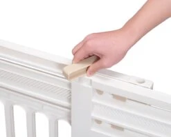 Iris Ohyama Huisdier Bariere PBR-600 - Kunststof - Wit/Beige - Uitschuifbaar -Honden Huis Winkel 1200x965 2