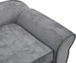 VidaXL Hondenbank 72x45x30 Cm Pluche Grijs -Honden Huis Winkel 1200x986