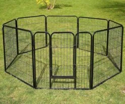 Topmast Premium Puppyren - Zwart - Hondenren - Opvouwbaar - 60 Cm Hoog - Binnen - Voor Puppy's En Honden -Honden Huis Winkel 1200x995 13